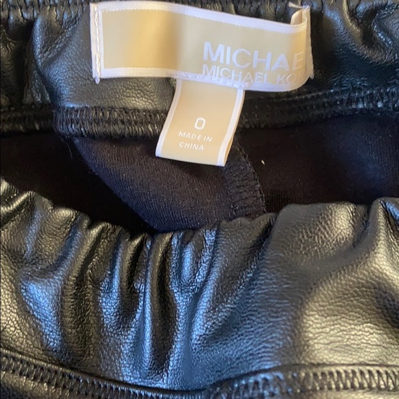 Michael Kors leather leggings - Picture 2 of 3